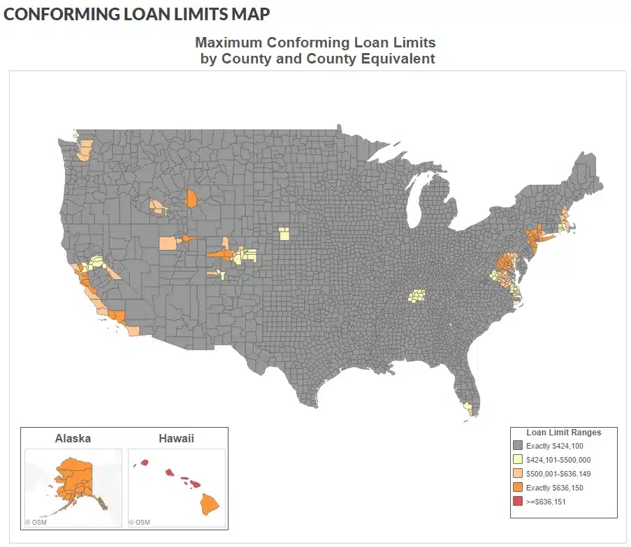 High-Cost-Areas-Map-2017-for-Best-Mortgage-Lender-in-Dallas-1